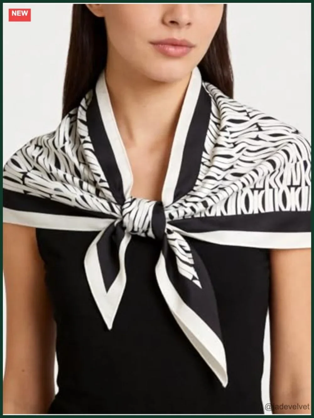 Lightweight Silk-Feel Triangle Scarf Head Neck Hair Bandana Evening Wrap